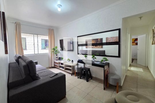 Apartamento para alugar com 1 quarto, 45m² em Vila Caiçara, Praia Grande