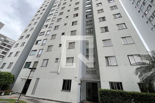 Fachada do bloco de apartamento para alugar com 2 quartos, 44m² em Vila Cruz das Almas, São Paulo