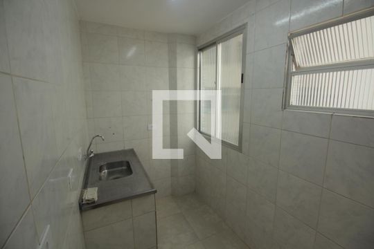 Cozinha e Área de Serviço de apartamento para alugar com 1 quarto, 60m² em José Menino, Santos