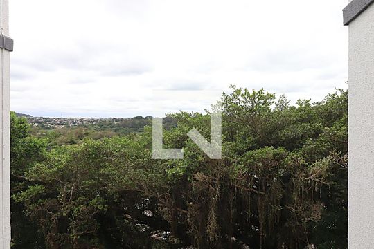 Vista da Sala de apartamento para alugar com 2 quartos, 45m² em Lomba do Pinheiro, Porto Alegre