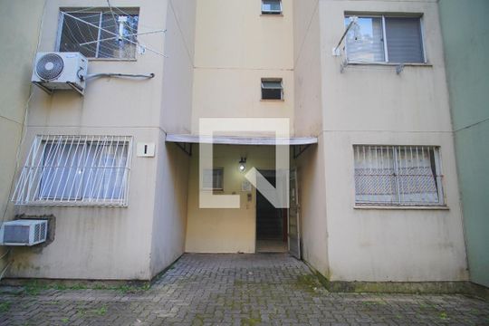 Fachada do bloco de apartamento para alugar com 2 quartos, 38m² em São João Batista, São Leopoldo