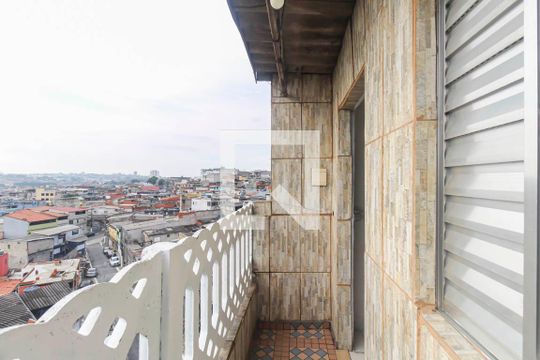 Varanda da Sala de casa para alugar com 1 quarto, 45m² em Jardim Dona Sinha, São Paulo