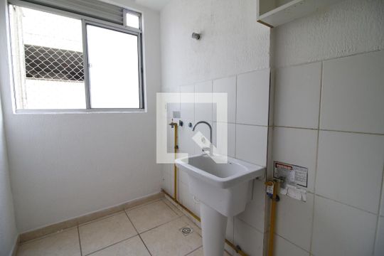Área de serviço de apartamento à venda com 2 quartos, 55m² em Taquara, Rio de Janeiro