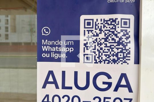Placa de apartamento para alugar com 1 quarto, 28m² em Recanto das Emas, Brasília