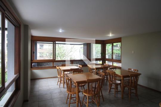 Área comum - Salão de festas de apartamento para alugar com 2 quartos, 100m² em Mont’serrat, Porto Alegre