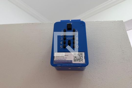 Lockbox instalada de apartamento para alugar com 1 quarto, 40m² em Gonzaga, Santos
