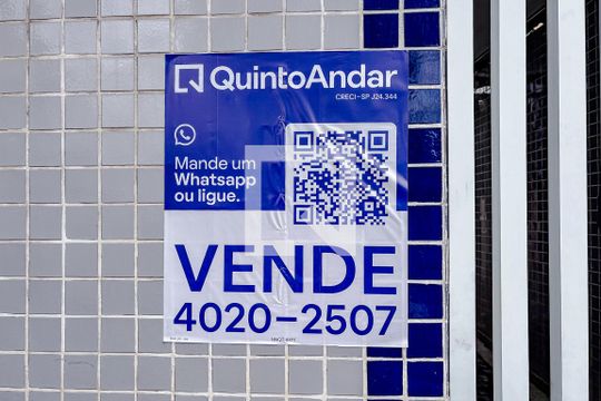 Placa de apartamento à venda com 3 quartos, 85m² em Tatuapé, São Paulo
