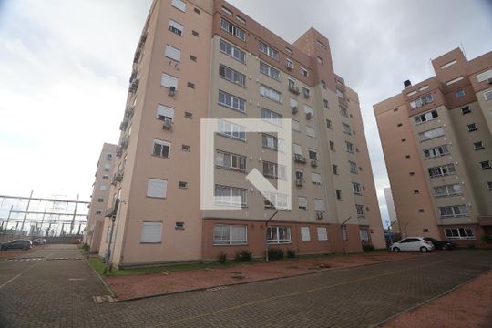Fachada do bloco de apartamento para alugar com 2 quartos, 53m² em Fátima, Canoas