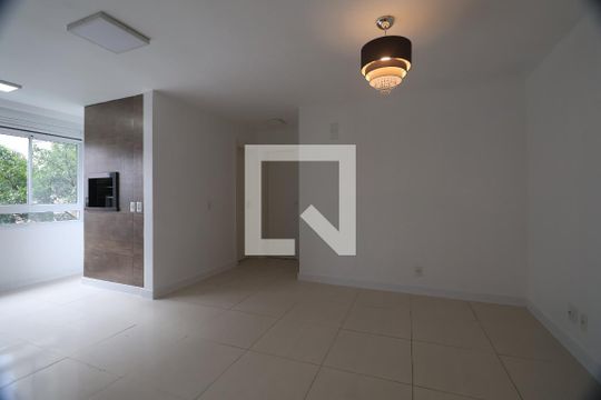 Sala/Cozinha de apartamento à venda com 2 quartos, 54m² em Fátima, Canoas