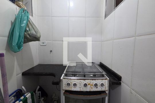 Cozinha de apartamento para alugar com 1 quarto, 64m² em Vila Balnearia, Praia Grande