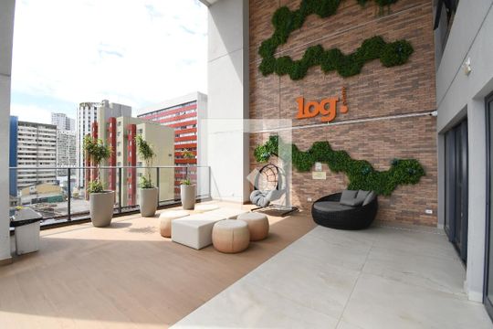 Área comum de kitnet/studio para alugar com 1 quarto, 25m² em Centro, Curitiba