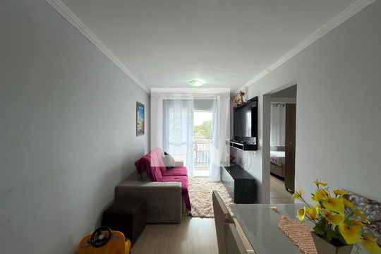 Sala de apartamento à venda com 2 quartos, 50m² em Jardim Campestre, São Bernardo do Campo