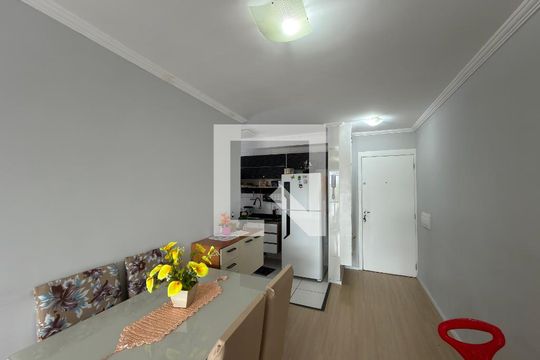 Sala  de apartamento à venda com 2 quartos, 50m² em Jardim Campestre, São Bernardo do Campo