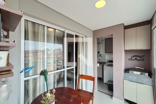 Varanda da Sala de apartamento para alugar com 2 quartos, 57m² em Jardim Valdibia, São Bernardo do Campo