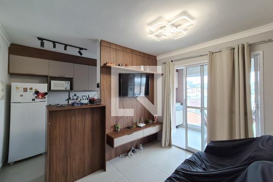 Sala de apartamento para alugar com 2 quartos, 57m² em Jardim Valdibia, São Bernardo do Campo