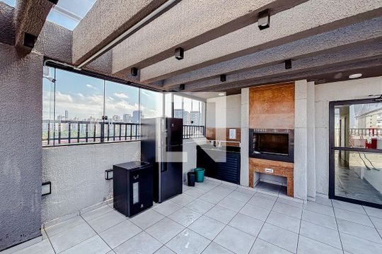 Área comum - Churrasqueira de apartamento para alugar com 2 quartos, 41m² em Tatuapé, São Paulo