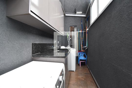 Área de Serviço de casa de condomínio à venda com 3 quartos, 89m² em Xaxim, Curitiba