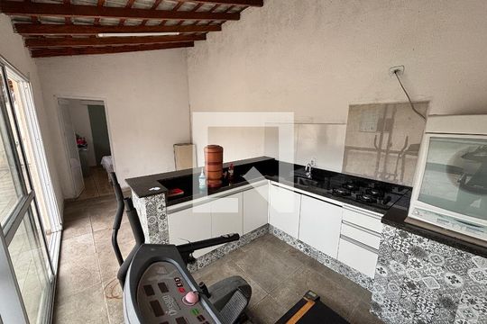 Churrasqueira de casa para alugar com 3 quartos, 130m² em Ponte Seca, Ribeirão Pires