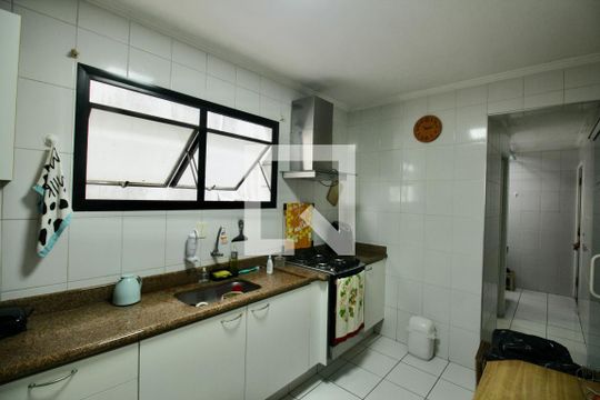 Cozinha e Área de Serviço de apartamento para alugar com 2 quartos, 80m² em Estuário, Santos
