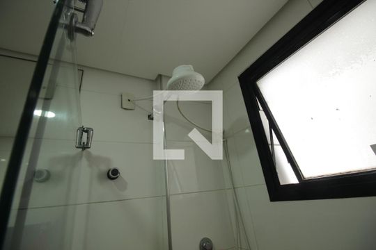 Banheiro  de apartamento para alugar com 2 quartos, 80m² em Estuário, Santos