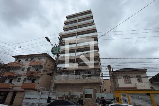 Fachada de apartamento para alugar com 1 quarto, 52m² em Vila Belmiro, Santos