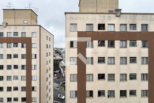 Vista - Quarto 2 de apartamento para alugar com 2 quartos, 34m² em Assunção, São Bernardo do Campo