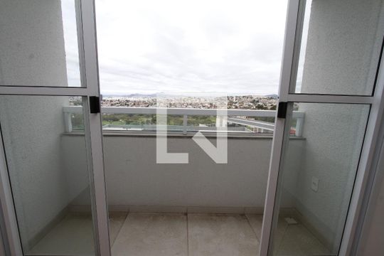 Varanda da Sala de apartamento para alugar com 2 quartos, 53m² em Caiçaras, Belo Horizonte