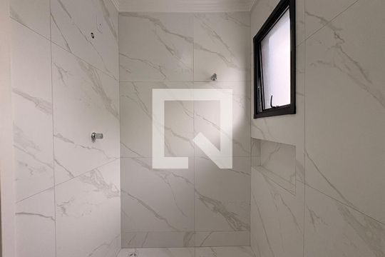 Banheiro da Suíte de casa à venda com 3 quartos, 159m² em Vila Homero Thon, Santo André