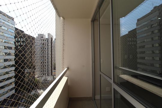 Varanda de apartamento para alugar com 1 quarto, 55m² em Itaim Bibi, São Paulo