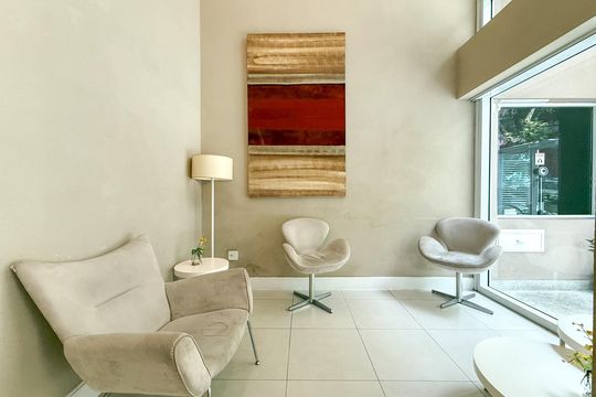 Área comum de kitnet/studio para alugar com 1 quarto, 42m² em Paraíso, São Paulo