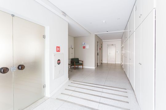 Hall social de apartamento à venda com 2 quartos, 63m² em Vila Olímpia, São Paulo