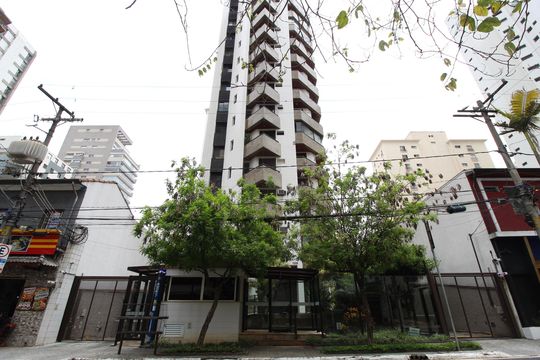Fachada do Prédio de apartamento para alugar com 3 quartos, 125m² em Indianópolis, São Paulo