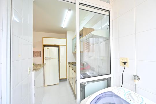 Área de serviço de apartamento para alugar com 1 quarto, 33m² em Vila Monte Alegre, São Paulo