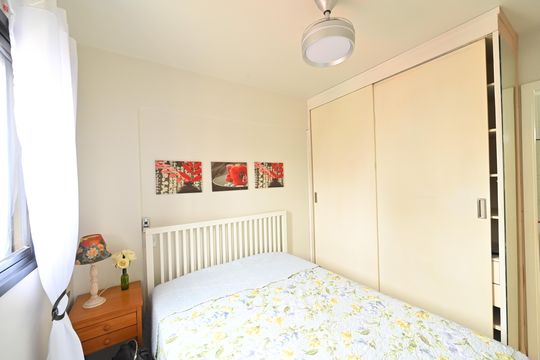 Suíte de apartamento para alugar com 1 quarto, 33m² em Vila Monte Alegre, São Paulo
