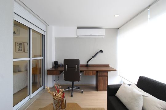 Varanda de apartamento para alugar com 1 quarto, 54m² em Vila Nova Conceição, São Paulo