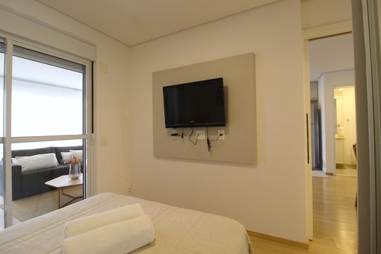 Suíte de apartamento para alugar com 1 quarto, 54m² em Vila Nova Conceição, São Paulo