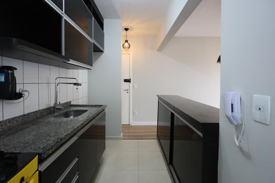 Cozinha de apartamento para alugar com 3 quartos, 72m² em Vila Andrade, São Paulo
