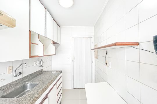 Cozinha de apartamento à venda com 1 quarto, 42m² em Perdizes, São Paulo
