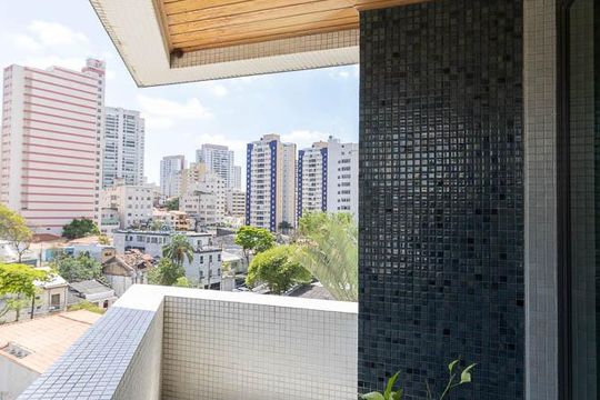 Varanda da Sala de apartamento à venda com 1 quarto, 45m² em Aclimação, São Paulo