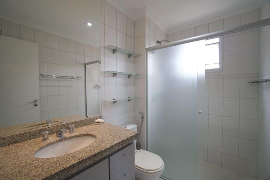Banheiro Suíte de apartamento para alugar com 1 quarto, 65m² em Paraíso, São Paulo