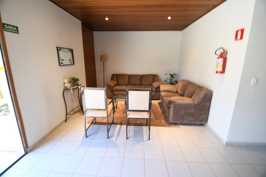 Hall social de apartamento à venda com 1 quarto, 51m² em Centro, Campinas