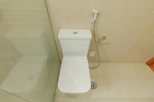 Banheiro quarto 3 de apartamento à venda com 3 quartos, 132m² em Moema, São Paulo