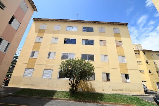 Fachada do bloco / Placa de apartamento para alugar com 3 quartos, 72m² em Jardim Flamboyant, Campinas