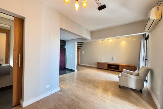 Sala de apartamento para alugar com 1 quarto, 95m² em Itaim Bibi, São Paulo