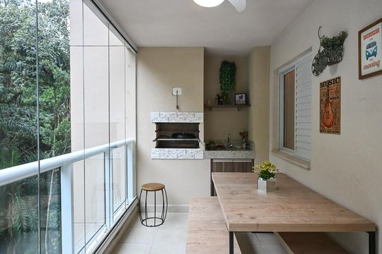 Varanda de apartamento para alugar com 3 quartos, 102m² em Lar São Paulo, São Paulo