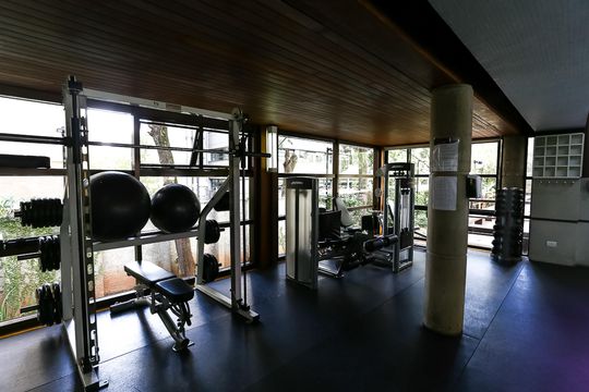 Área comum - Academia de apartamento para alugar com 3 quartos, 185m² em Real Parque, São Paulo