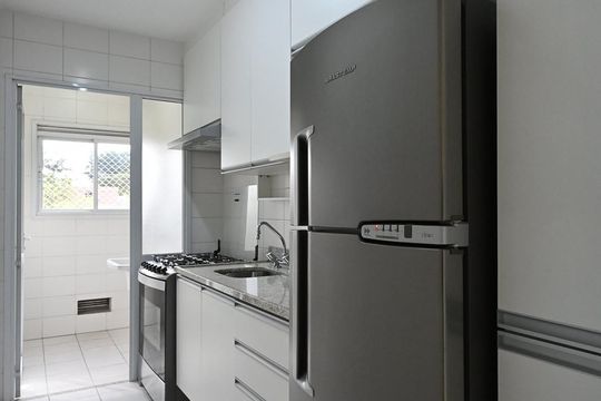 Cozinha de apartamento à venda com 2 quartos, 120m² em Jardim Leonor, São Paulo