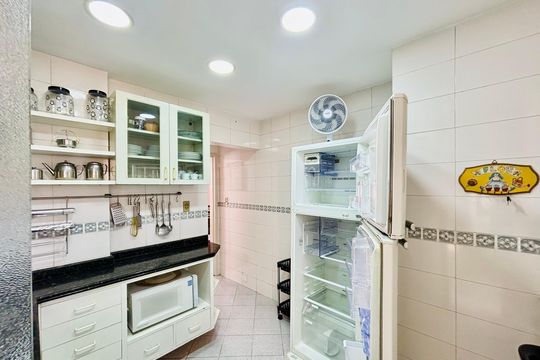 Cozinha de apartamento à venda com 3 quartos, 140m² em Copacabana, Rio de Janeiro