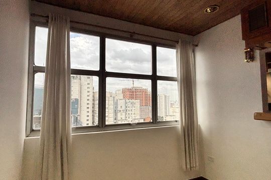 Sala de apartamento para alugar com 1 quarto, 96m² em Vila Clementino, São Paulo