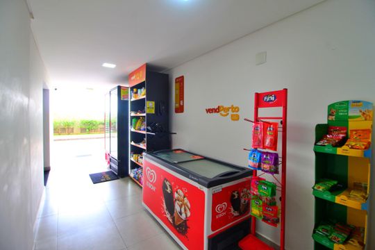 Área comum - Mercadinho de apartamento para alugar com 3 quartos, 80m² em Vila Floresta, Santo André